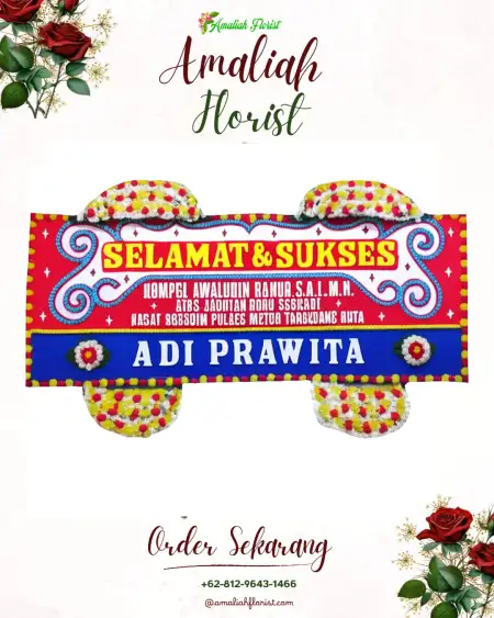 Papan Bunga Ucapan Selamat cilebar