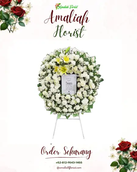 Krans Bunga Duka cilebar